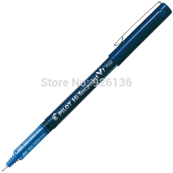 Набор ручек Pilot 12 V7 HI-TECPOINT 0 7 мм для рукоделия с жидкими синими чернилами роликовая