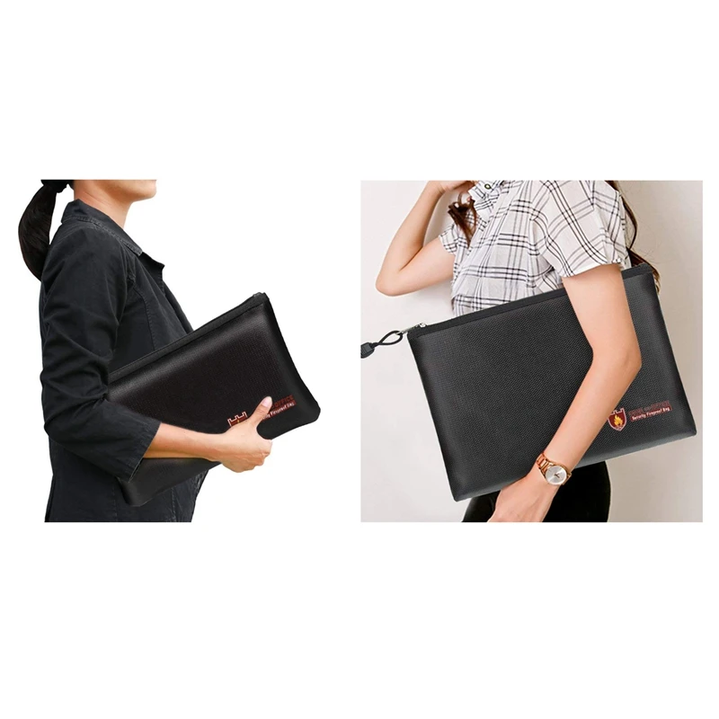 Пожаробезопасные сумки для документов 2 шт. водонепроницаемая и огнестойкая