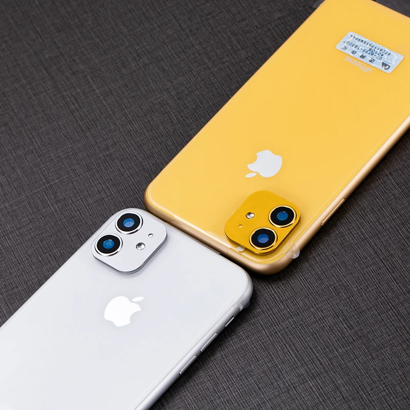 Роскошный Металлический объектив камеры для замены секунд для iPhone 11 Pro Max Защитная кольцевая крышка для iPhone X XR XS MAX Защитная камера