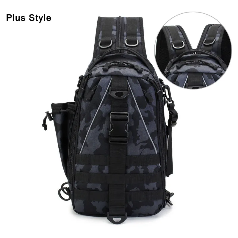 Plus Black Camo Мужская сумка для груди, походная сумка на ремне, сумка на ремне, дорожная камуфляжная Сумка для кемпинга, поясная сумка, горный велосипед, Blaso Mochila Sport XA839WA - Цвет: Plus Black Camo