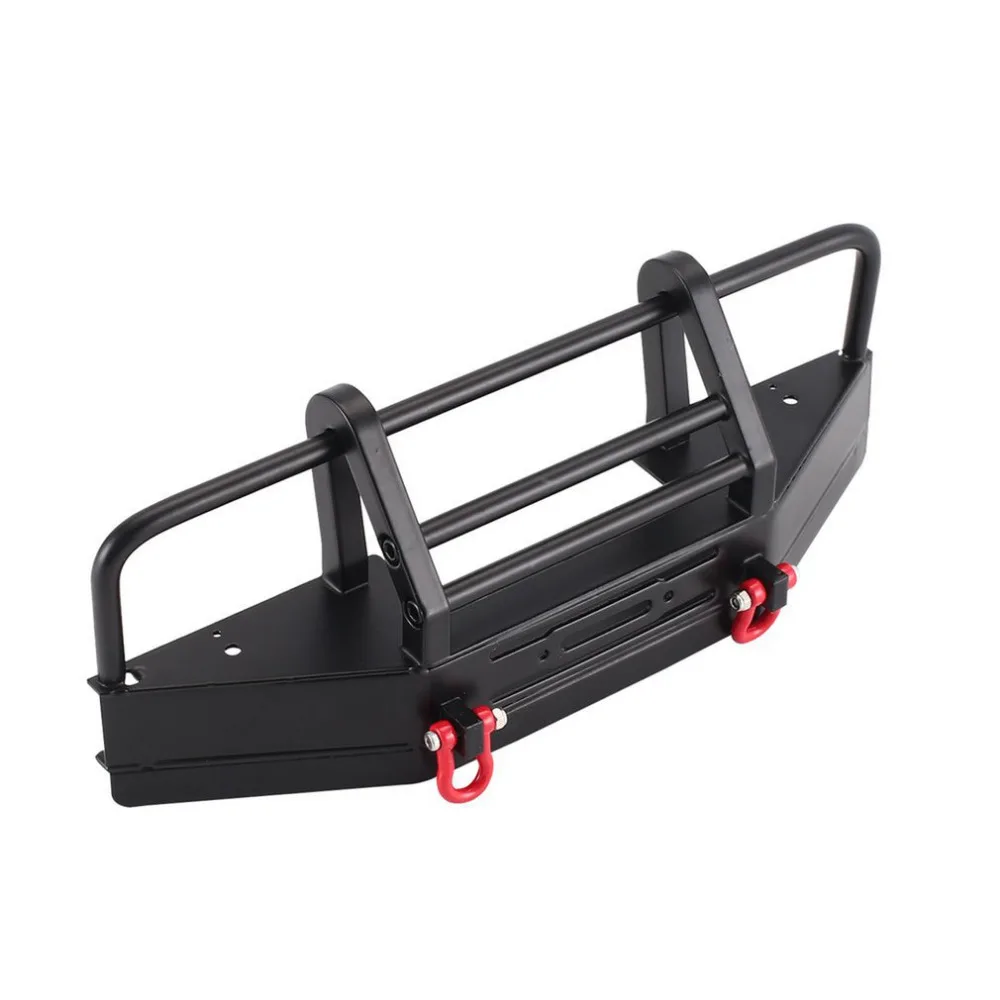 

Metal Front Bumper with Rescue Lock for 1/10 RC Car Model Off-road Crawler D90 Axial SCX10 Spare Parts Accessory