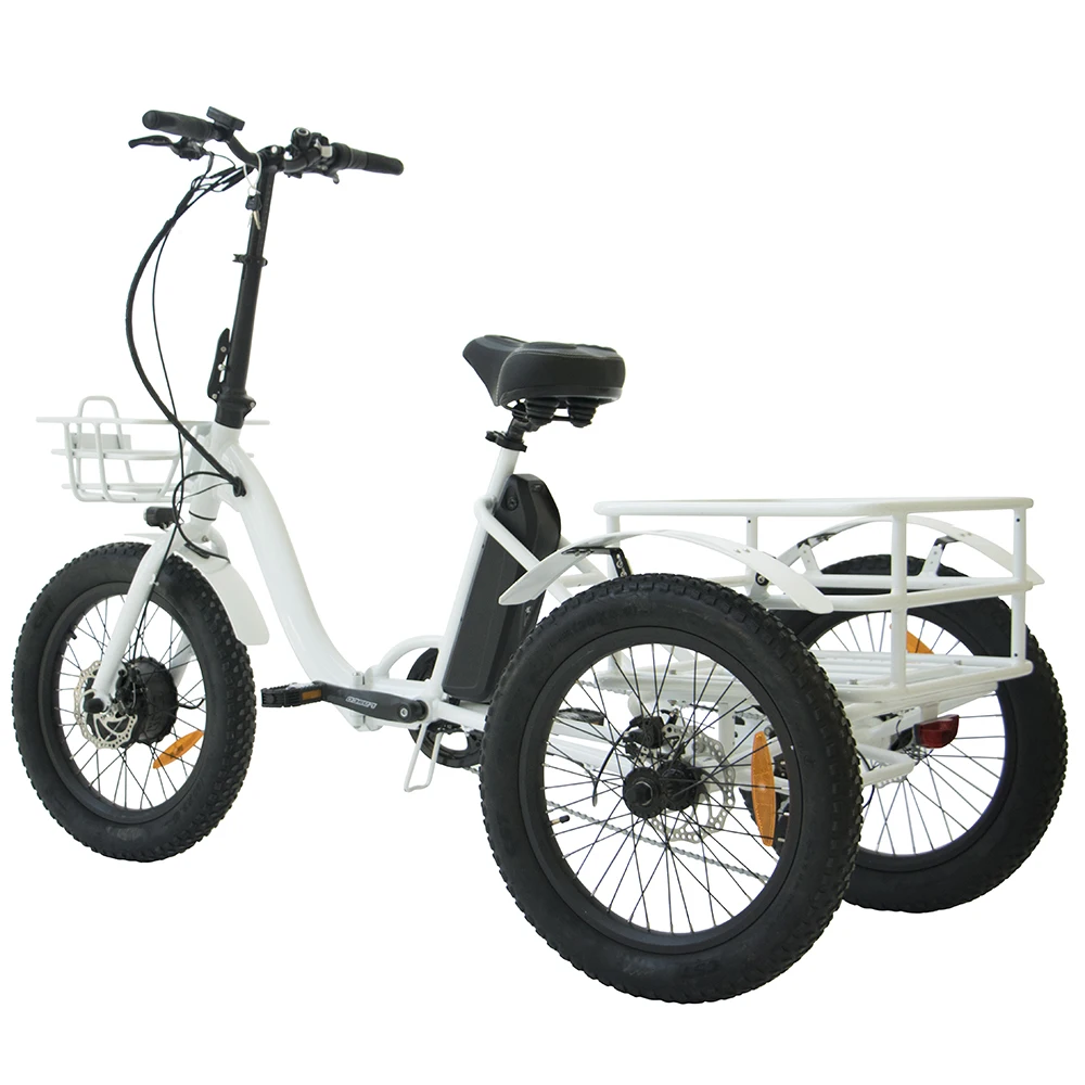 Eunorau 48V500W трехколесный складной трицикл
