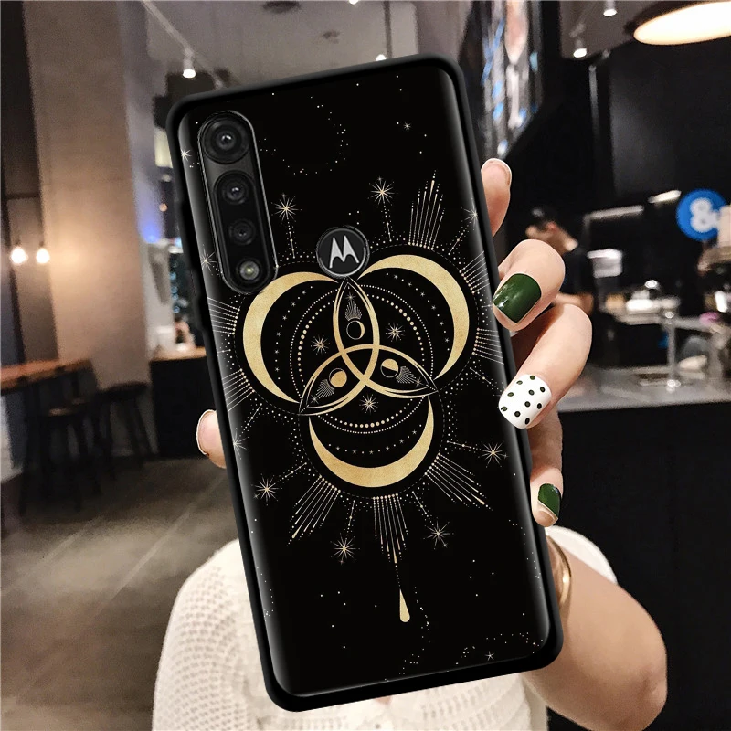 witches moon tarot mystery totem for moto g8 g9 play e7 plus power lite one fusion e6s edge g stylus phone case silicone shell free global shipping