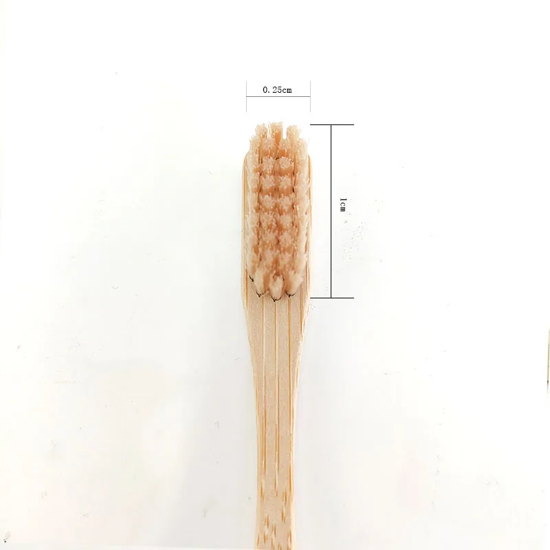 Сращивающаяся зубная щетка Бамбуковая деревянная со сменными насадками