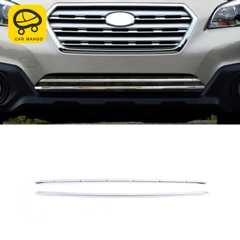 

CarManGo For Subaru Outback 2015-2019 Car Styling Front Hood Middle Net Bumper Grille Sticker Cover Trim Exterior Accessories