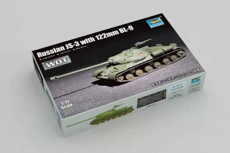 

Трубач 07163 1/72 русский JS-3 с 122 мм BL-9 модель комплект