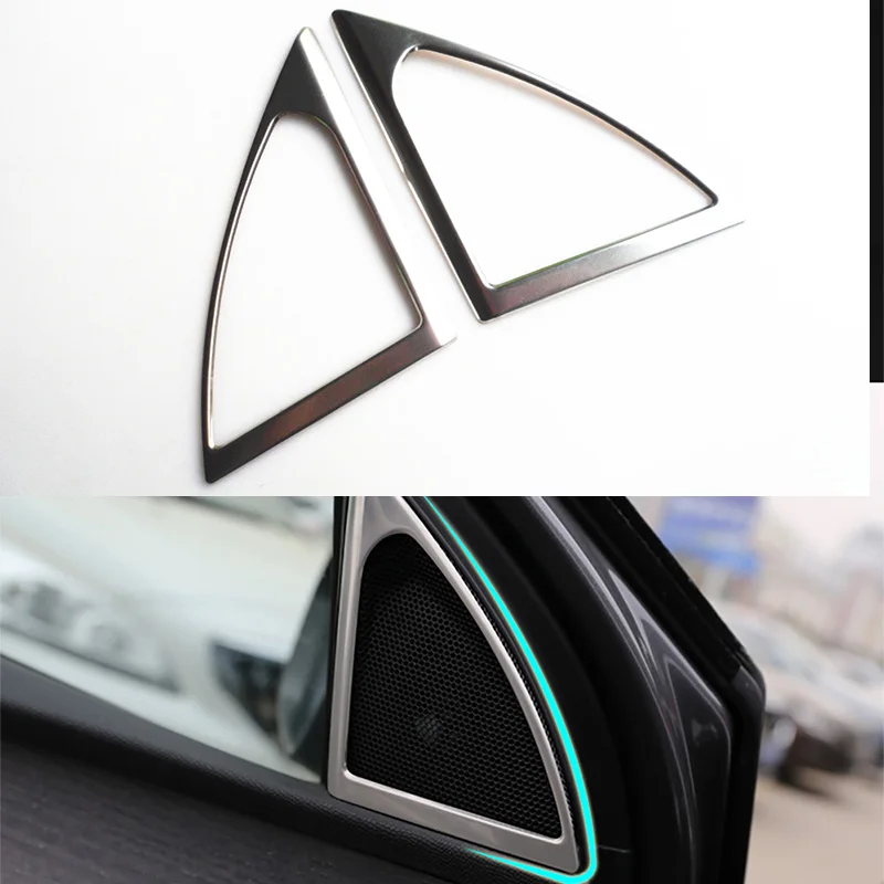 

Fit For 2017 Peugeot 3008 Accessories Car A-pillar Speaker Loudspeaker Horn Decoration Cover Trim Sticker Car Styling