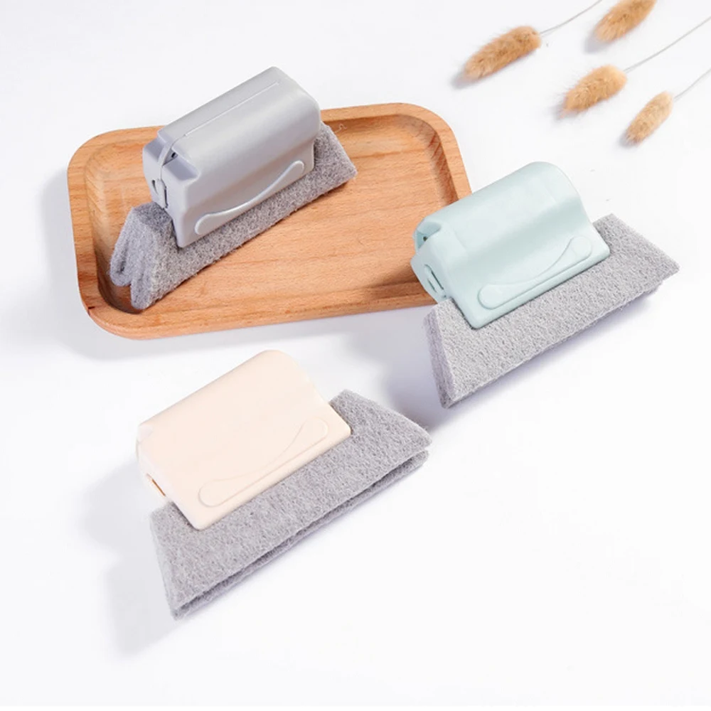 

Window Groove Multi-purpose Cleaning Brush Small Brush Kitchen and Bathroom Door Window Sill All Corners and Gap Cleaning Tools