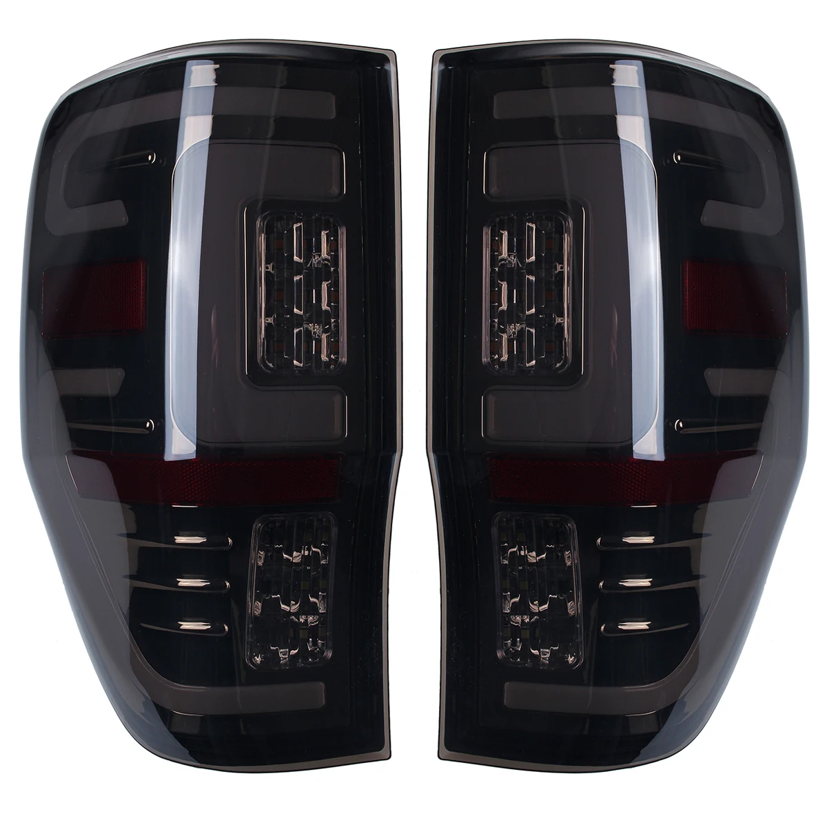 

1 Pair Car Tail Light LED Rear Brake Lamp Signal Warning DRL Driving For Ford Ranger T6 T7 PX MK1 MK2 2012-2019 Car Accessories