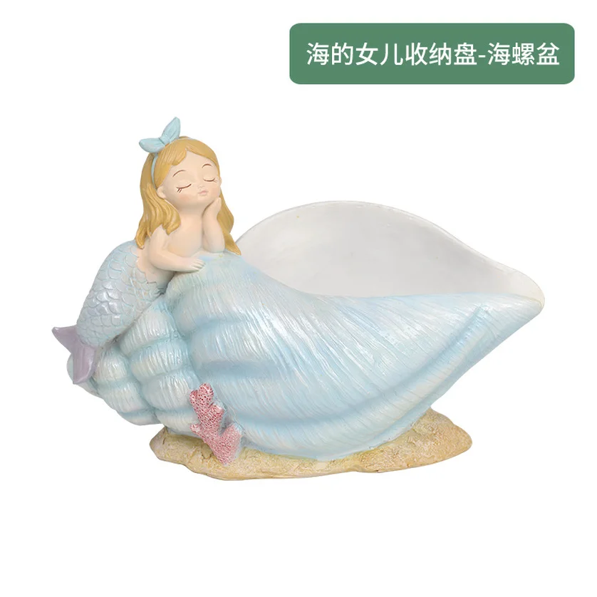 

Sea Daughter Conch Planter Succulent Plants Flower Pot Fashion Resin Field Conch Plants Potted Home Garden Decoration 2019 Hot