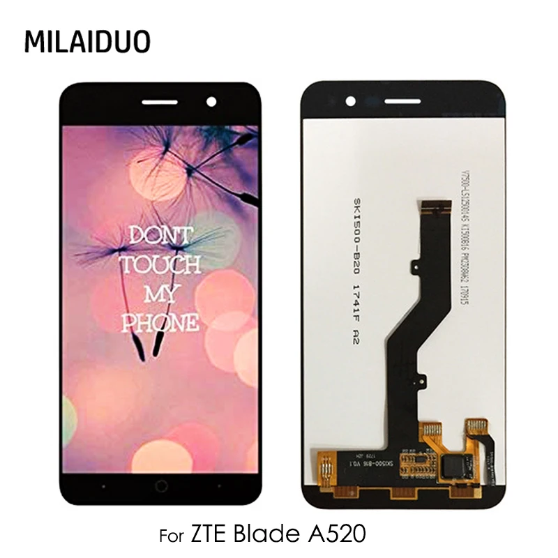 ЖК дисплей для zte Blade A520 сенсорный экран дигитайзер стеклянная панель сборка