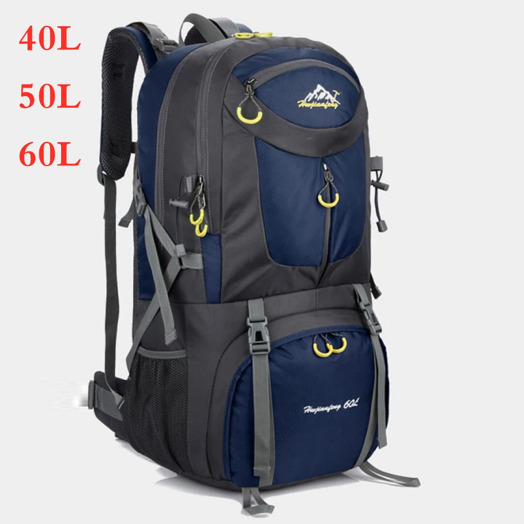 Koop Outdoor Rugzak 40L50L 60L Grote Capaciteit Waterdichte Rugzak Mannen Vrouwen Camping Reizen Paardrijden Klimmen Sporttas