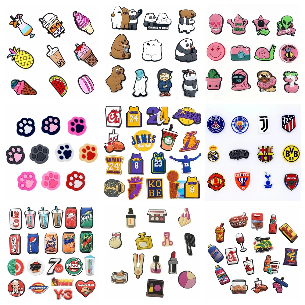 

Hot new product set 6-25pc Game Shoe Charms Shoe Accessories Shoe Decoration for Croc JBZ/ Wristbands Kids Party Xmas Hot Sale