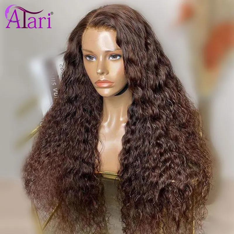 

Highlight Wig Human Hair Deep Wave Lace Front Wig Transparent Curly Lace Frontal Wig for Women Pre Plucked Malaysian Lace Wigs