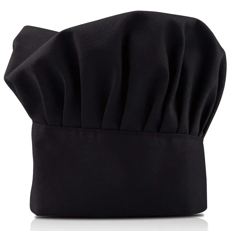 

Professional Kitchen Chef Hat Black