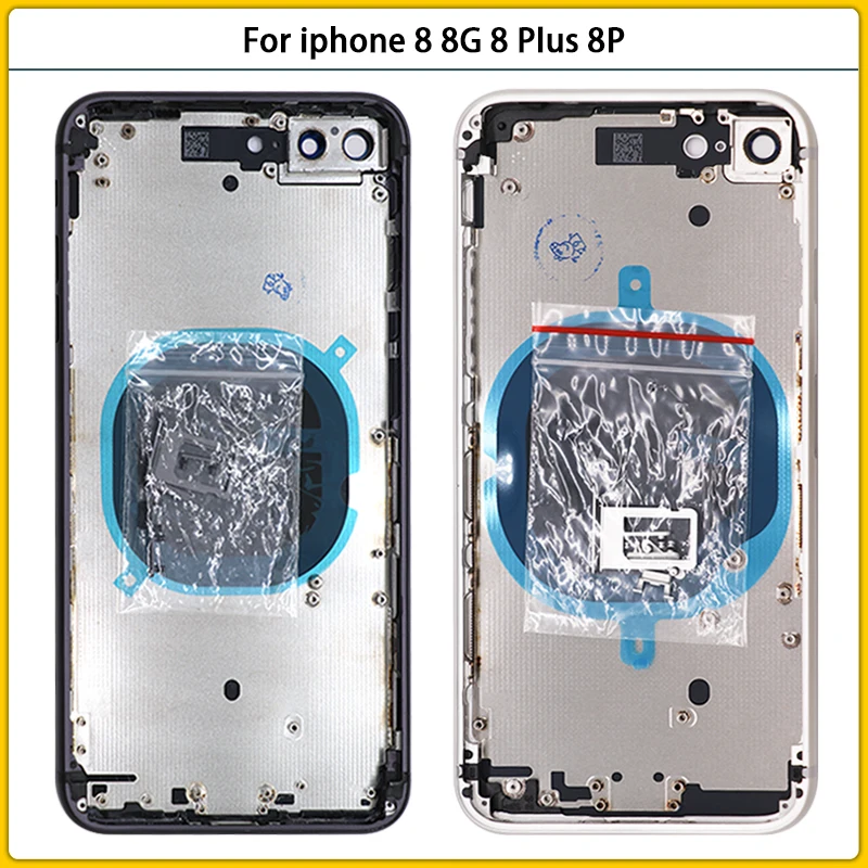 Крышка батарейного отсека для iphone 8 8G задняя крышка средняя рамка корпус Новинка