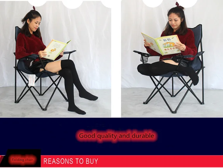 Уличное складное портативное кресло для рыбалки раскрашенное автомобильное