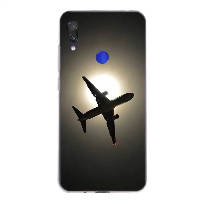 Самолет Сотовая связь силиконовый чехол для спортивной камеры Xiao mi Red Note 7 6 Pro 5 4 4X
