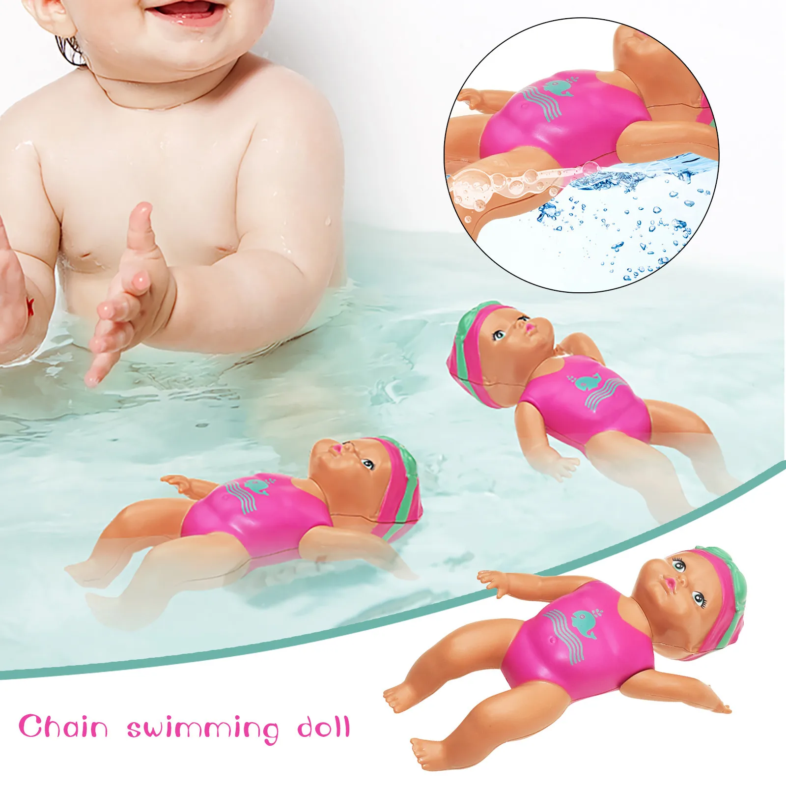 

Swimming Doll Kids Girls Toy Swimming Water Doll Waterproof Electric Doll Joint Movable Doll Educational Toy Best Gift For Kids