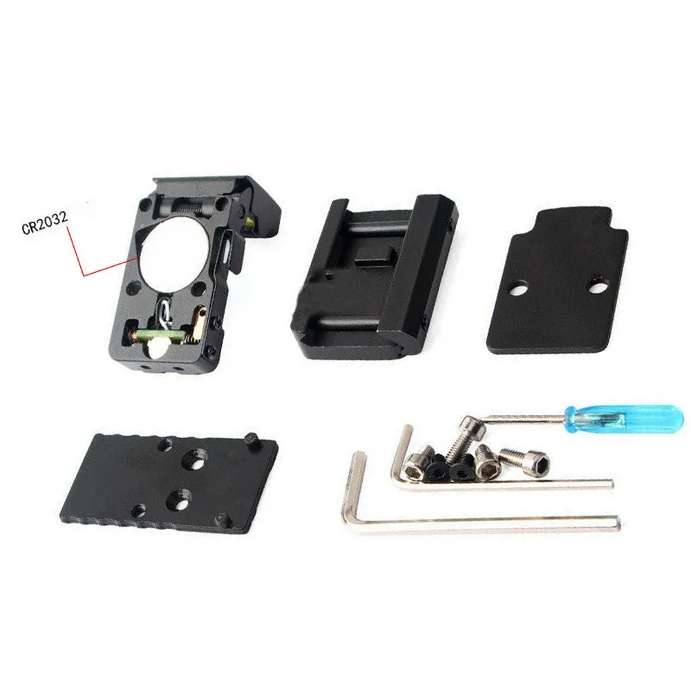 

LED Red Dot Sight RMR Reflex Red Green Laser 3.25 MOA Pistol Scope Holographic Projected Dot Sight Scope Airgun Sight Hunting 6