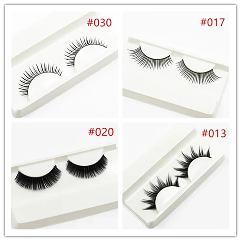 1 пара 3D накладные ресницы Корея искусственные Длинные Накладные ручная работа