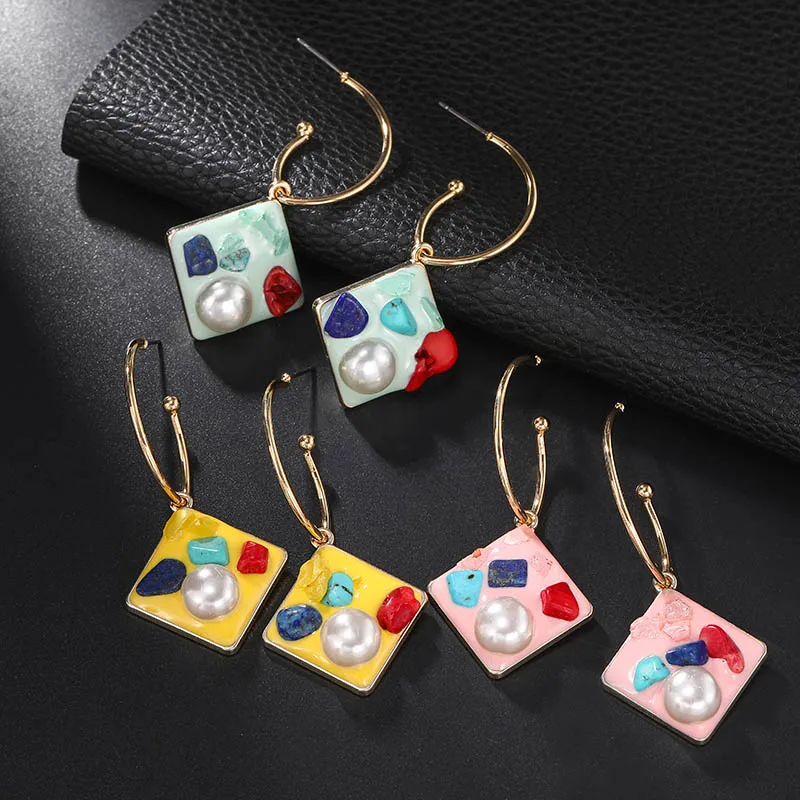 Темпераментные массивные ювелирные изделия 2019 новый дизайн жемчужные серьги из