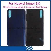 for huawei honor 9x china version not fingerprint back battery cover rear door housing case replacement phone parts repair kit