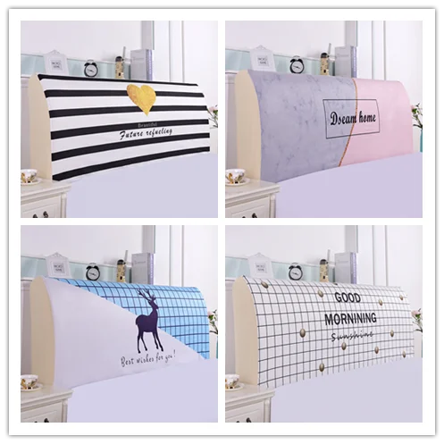 Простой современный эластичный чехол для кровати удобный деревянный