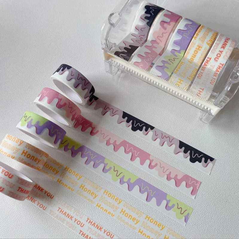 

Cute Cheese сердца и буквы Washi декоративные ленты ручной альбом дневник в стиле Скрапбукинг рукоделие изоляционная лента Канцтовары
