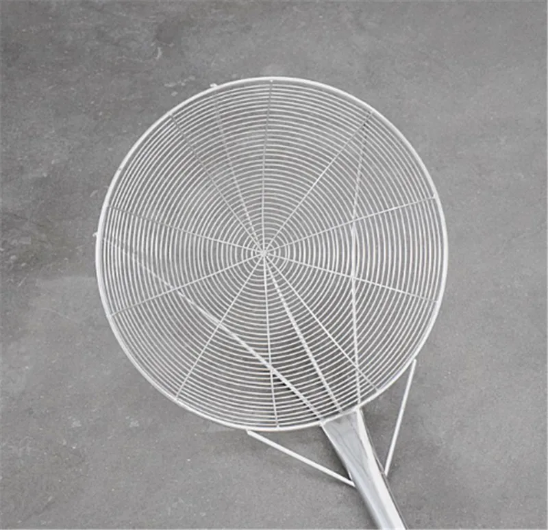 Большая длинная сетчатая жареная корзина ситечко из нержавеющей стали дуршлаг