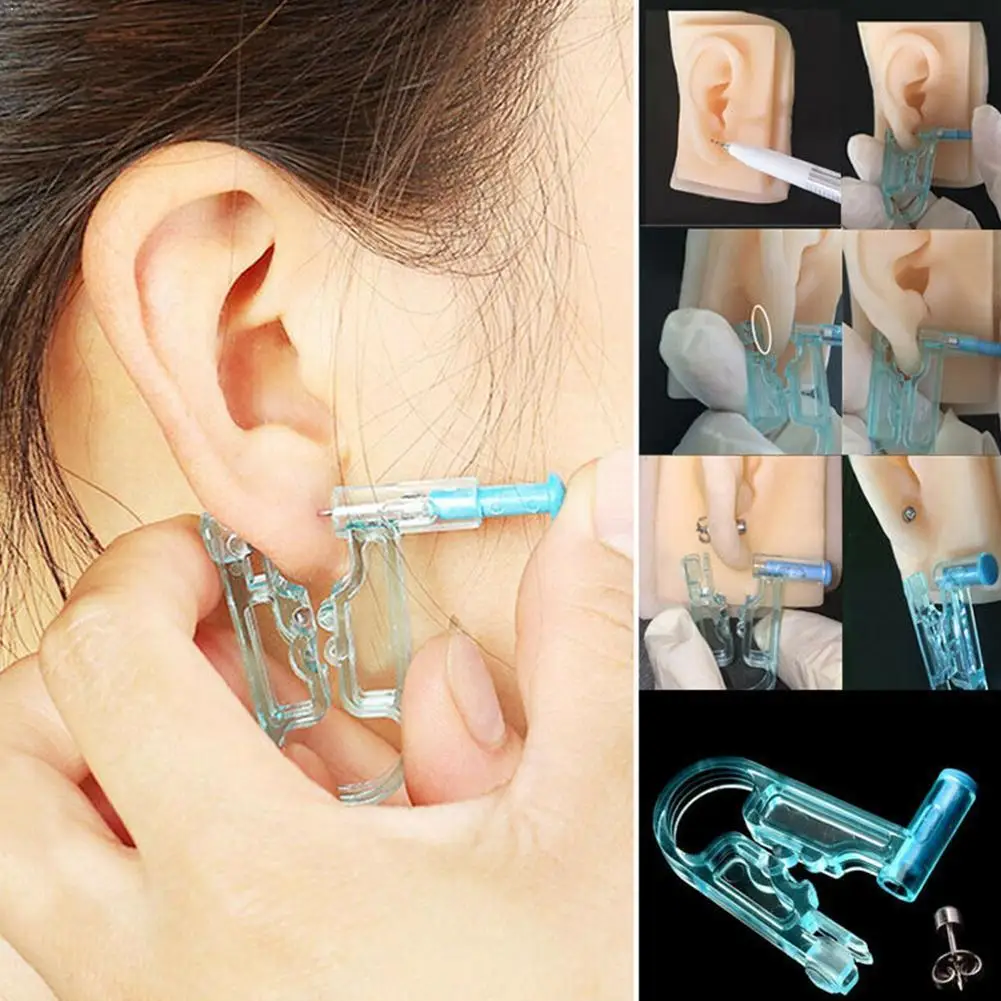 1 шт. одноразовый стерильный ушной прибор для пирсинга хрящевая спираль