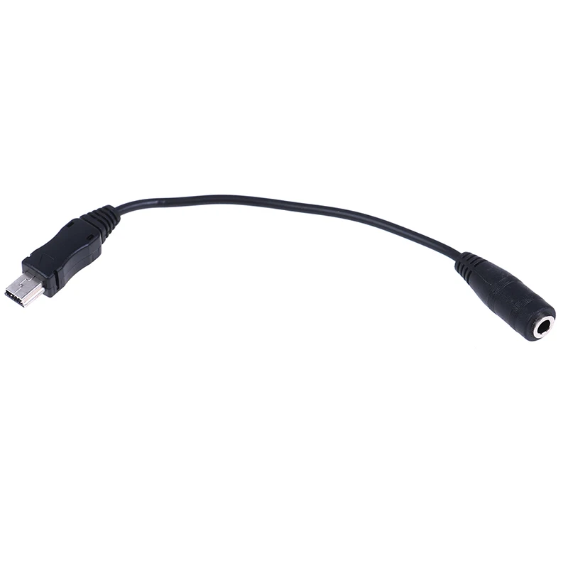 1 шт. мини-USB штекер на гнездо 3 5 мм аудиокабель шнур для активного зажима микрофон