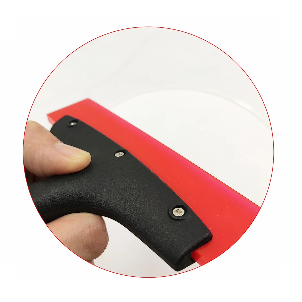 3 шт. черная пластиковая ручка красный скребок лопаты для автомобиля виниловая