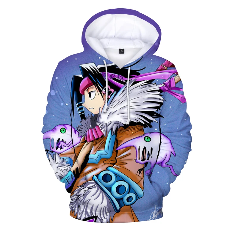 

Детская толстовка Shaman King с 3D рисунком, пуловеры, уличная одежда в стиле хип-хоп для мужчин и женщин, повседневные Модные топы, пальто, детские...