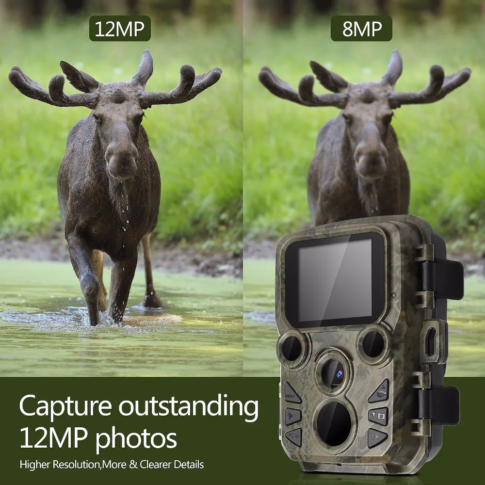 Камера для охоты 12mp 1080p Дикая камера тепловизор инфракрасный ИК светодиоды