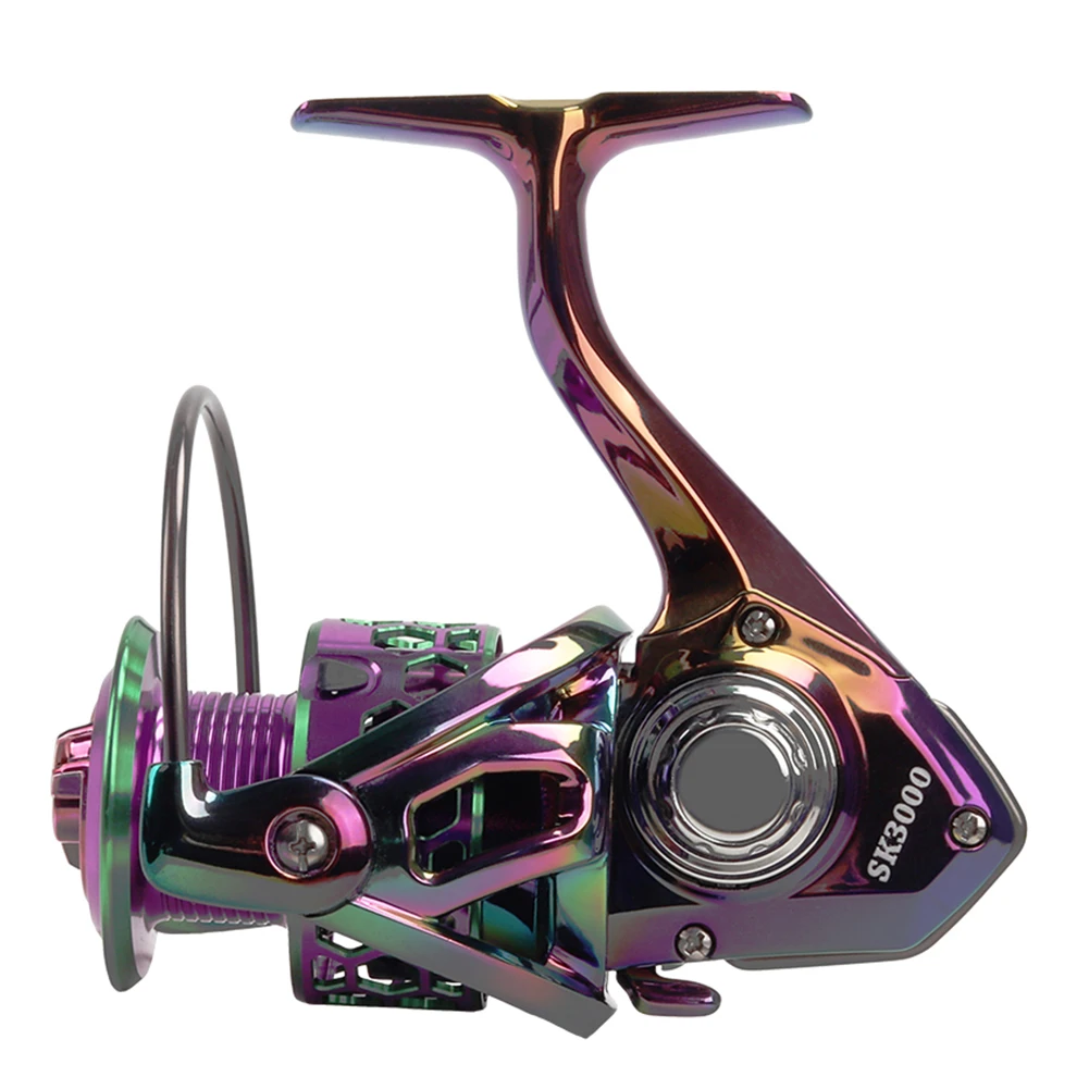 

2021 Fishing Reel SK1000-6000 Spinning Reel 25KG Max Drag 14+1BB CNC Lightweight Spinning Reel Saltwater Wheel Carp Fishing Reel