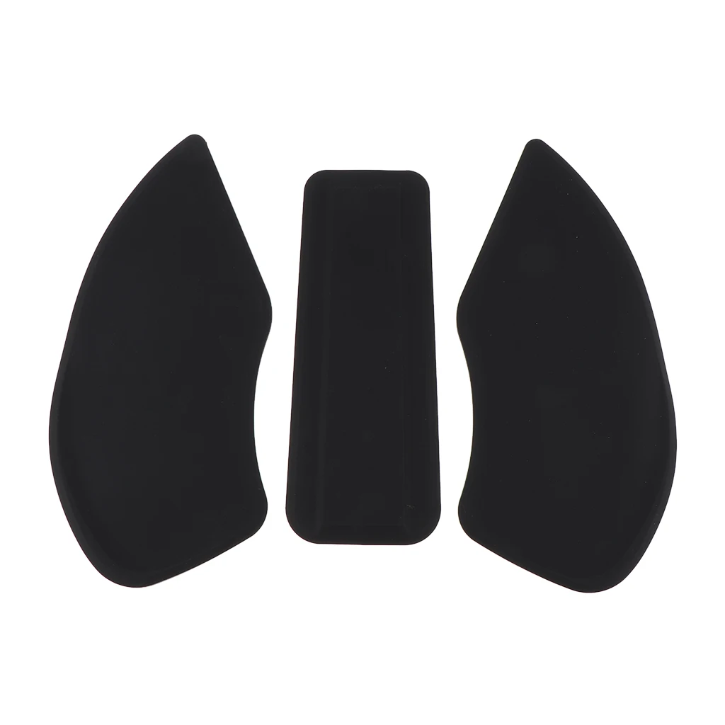 

3x Tank Traction Pads Side Gas Knee Grip Protector Sticker for BMW R Nine T, 9.8 x 4.7 inch / 8.3 x 3.1 inch