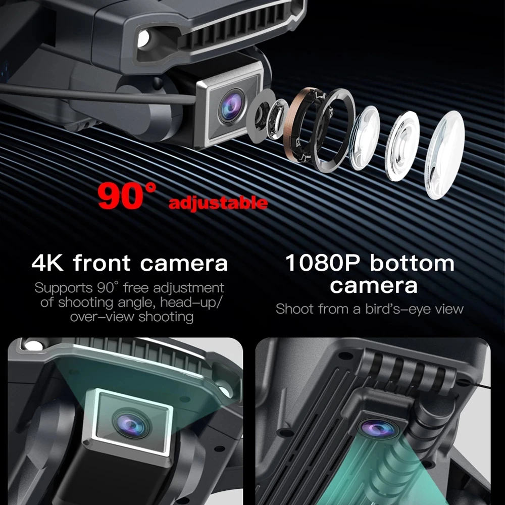 Дрон L800 Pro с камерой 4K GPS дальность 1 2 км | Электроника