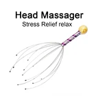 Массажер для головы 1 шт., имитация головы пальцев, расслабляющий массажер для головы, шеи, снятие массаж от стресса массажа, расслабление головы, здоровье врача