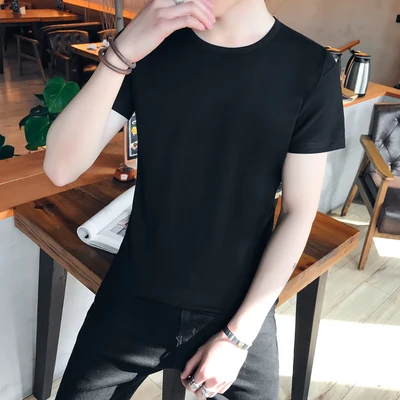 

Summer men's business casual short sleeve t-shirt 7462