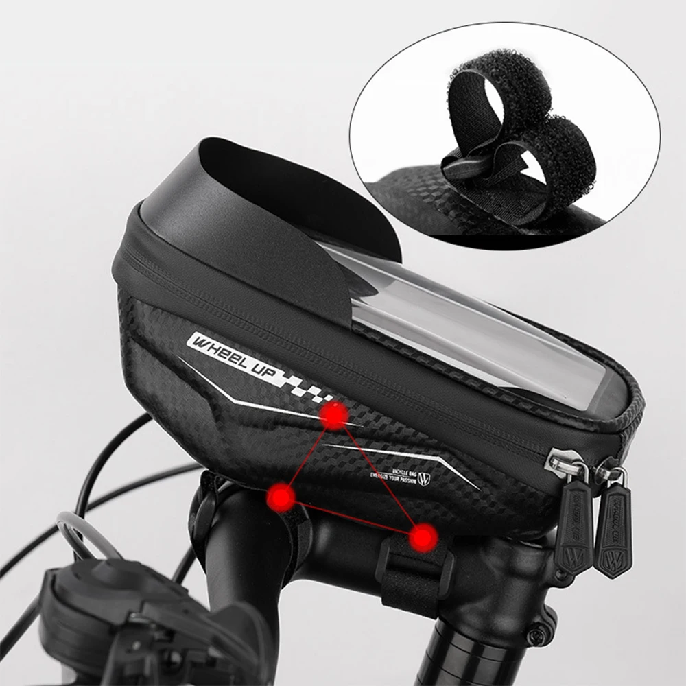 

Outdoor Cycling Rainproof Bicycle Bag Bike Phone Case Touchscreen Frame Top Tube Front Bag 6.5in MTB Bicycle Accessories