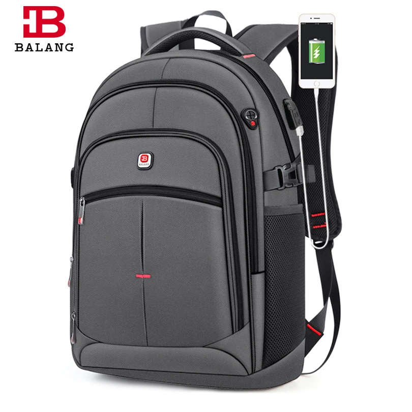 BALANG, новинка, рюкзак с защитой от воровства, USB, 15,6 дюймов, рюкзак для ноутбука, для женщин, мужчин, школьные рюкзаки, сумка для мальчиков, девочек, мужской рюкзак для путешествий
