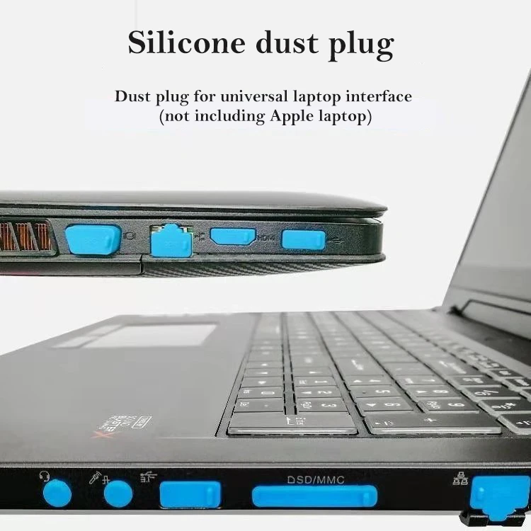 16pcs/Set Silicone Dustproof Plug Cover Stopper Dust Laptop Anti USB Port HDMI RJ45 Interface Waterproof |