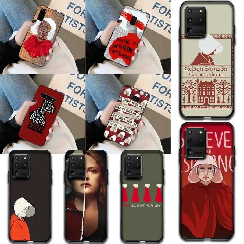 

NBDRUICAI The Handmaid's Tale Black Soft Shell Phone Case Capa for Samsung S20 plus Ultra S6 S7 edge S8 S9 plus S10 5G