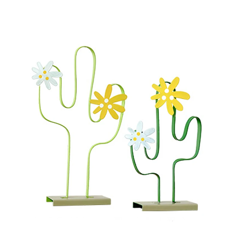 Металлический Железный кактус полые модели искусственное ремесло модная мебель