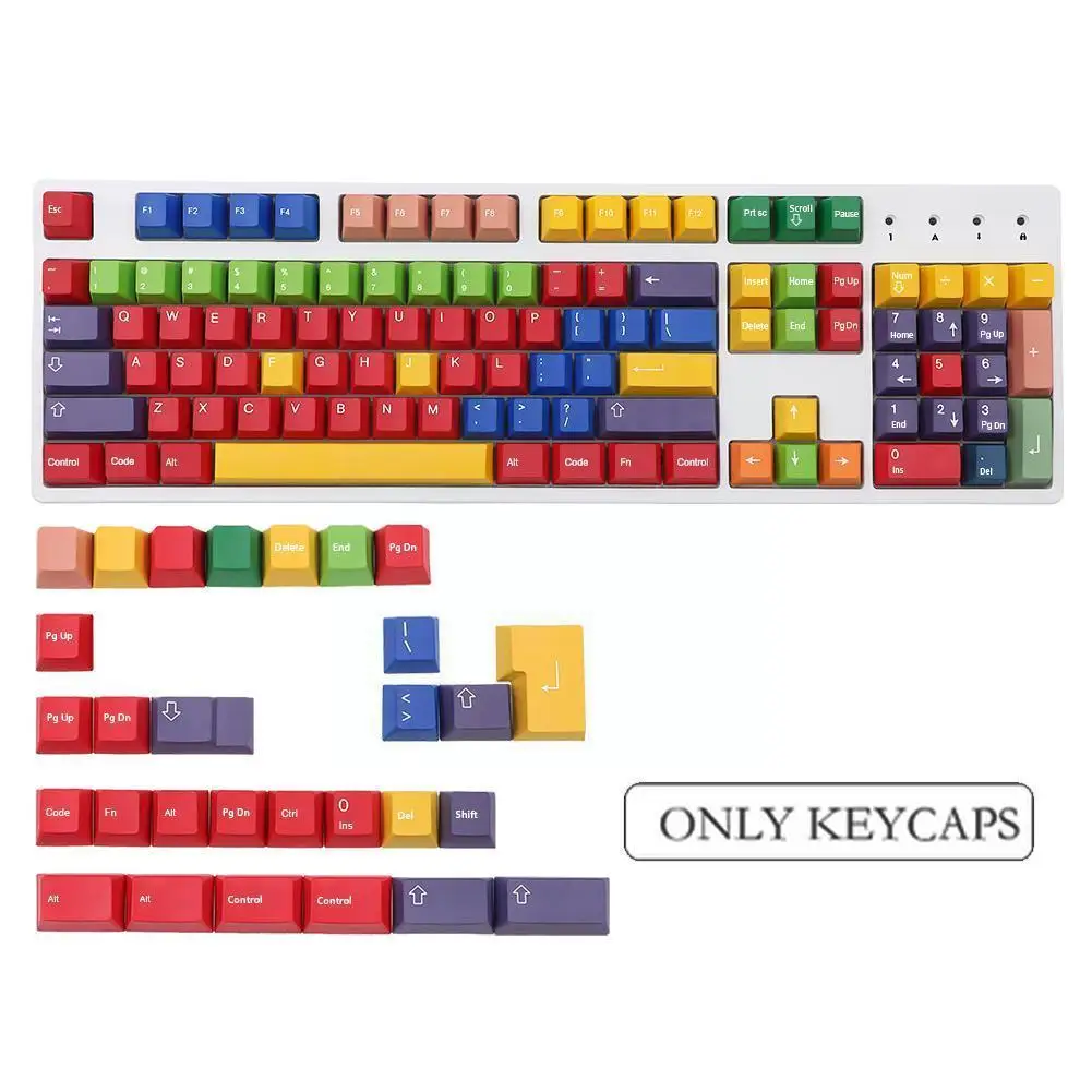 

GMK-KEY HANDARBEIT R2 Keycap Set Profile Pbt Keycaps For Dz60/gk61/64/84/87/96/980/104/108 Mechanical Keyboard Key C E7T5