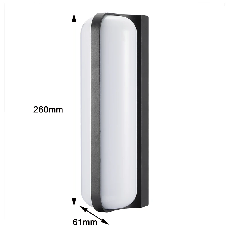 Современный простой светодиодный настенный светильник Алюминий открытый