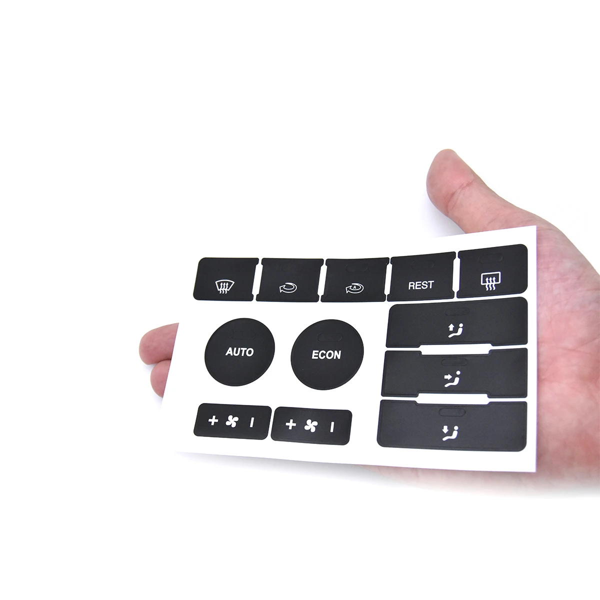 1 шт. наклейка для ремонта автомобиля наклейки на кнопки кондиционера VW Volkswagen Touareg