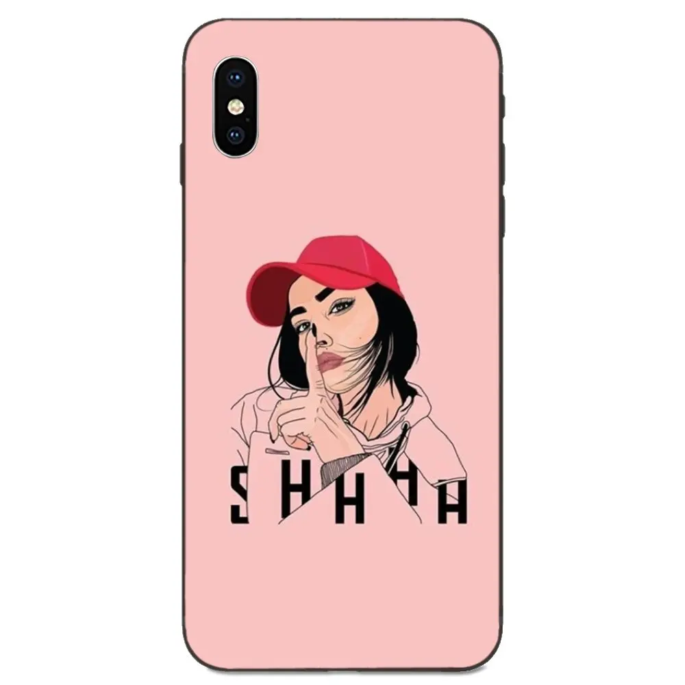 Набор розового фона граффити Стик рисунок текст классический для Apple iPhone 4 4S 5 5S SE 6