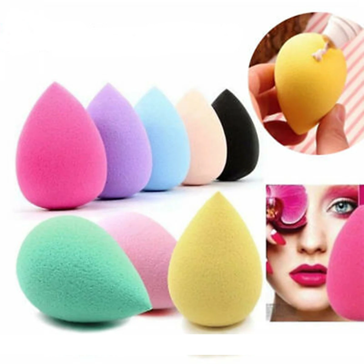 Новый макияж Губка Макияж Красота основа блендер буферный слоеный Набор